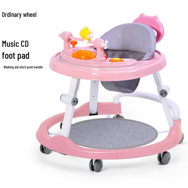 Multi-Function Baby Walker: Anti-Fall, Anti-Rollover, U-Shaped, Suitable for Boys & Girls.