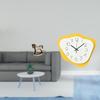 Retro Artistic Wood Horse Sculpture And Modern Acrylic Wall Clock Ornament for Office Centerpiece