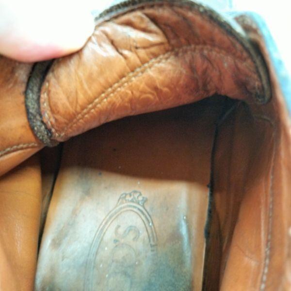 TODS Leather Chukka Short Boots Italy Vintage Size 8.5 26.0-27.0 Brown Dress Shoes(USED)