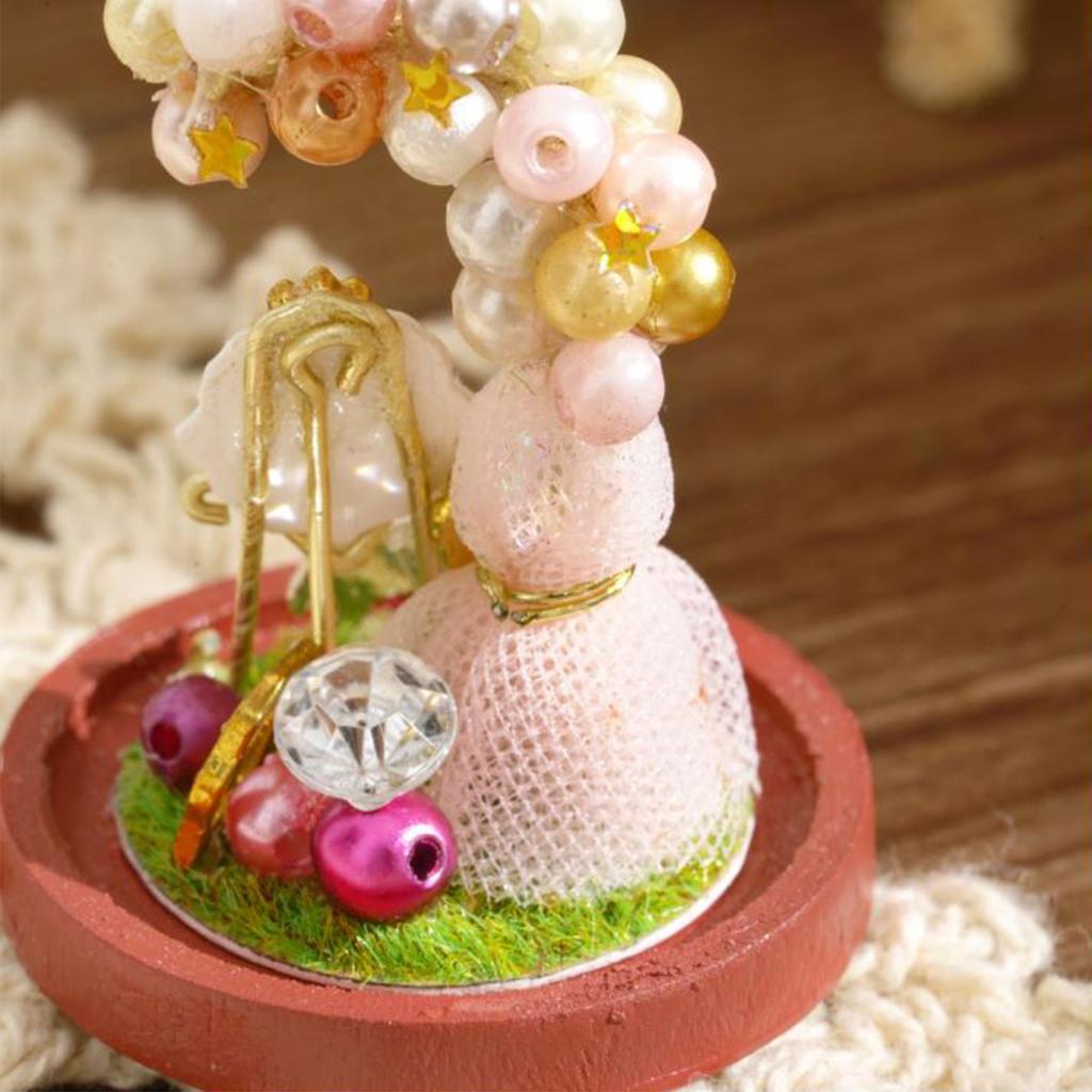DIY Puppenhaus Simulation Miniatur Holzmodell Dekoration für Kinder Mädchen GeschenkeMINI001