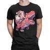 Special Week Santa Riding T-Rex T Shirt Men's  Cotton Casual T-Shirt Crewneck Uma Musume Pretty Derby Anime Tees Short Sleeve
