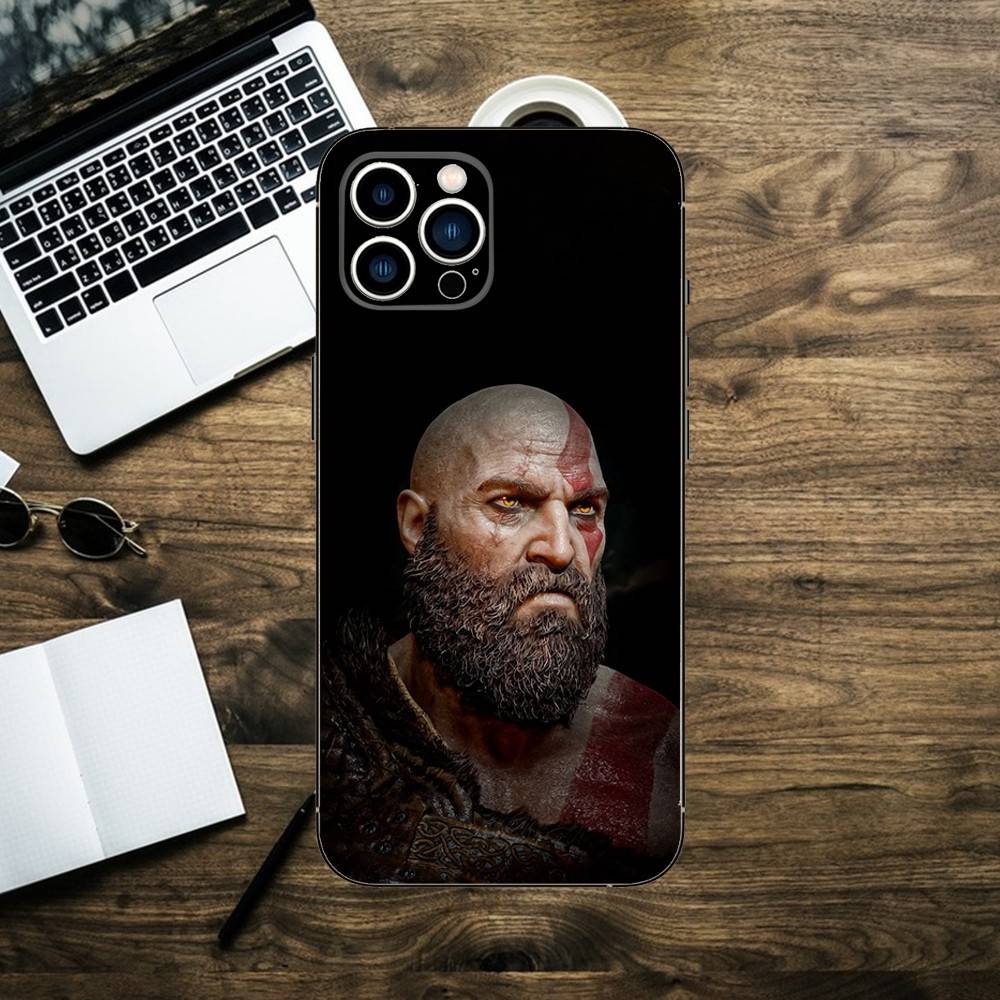 God Of W-War Phone Case For iPhone 16,15,14,13,12,11,XS,XR,X,8,7,Pro,Max,Plus,mini Silicone Black Cover