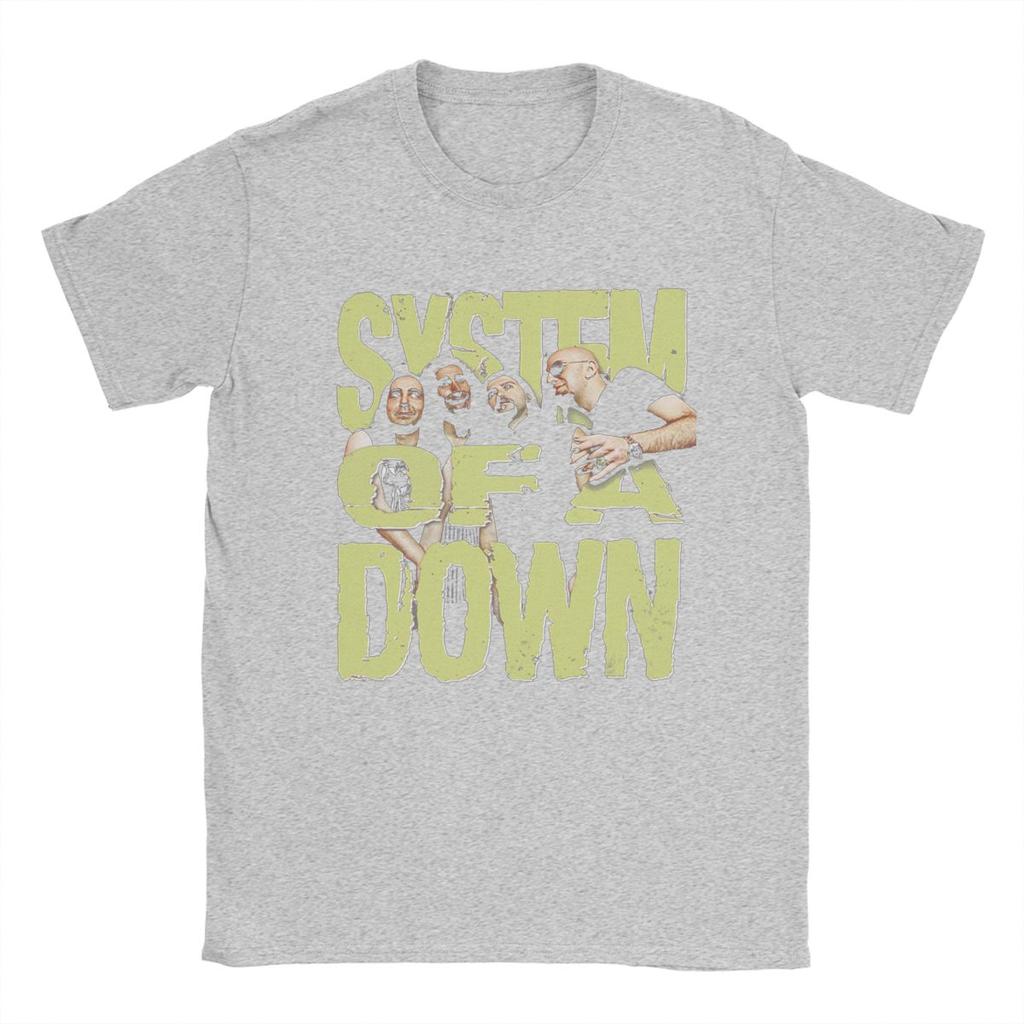 System Of A Down Merch T-shirt för Män Kvinnor metal Fantastisk 100% Bomull Grafiskt Tryckt Kläder