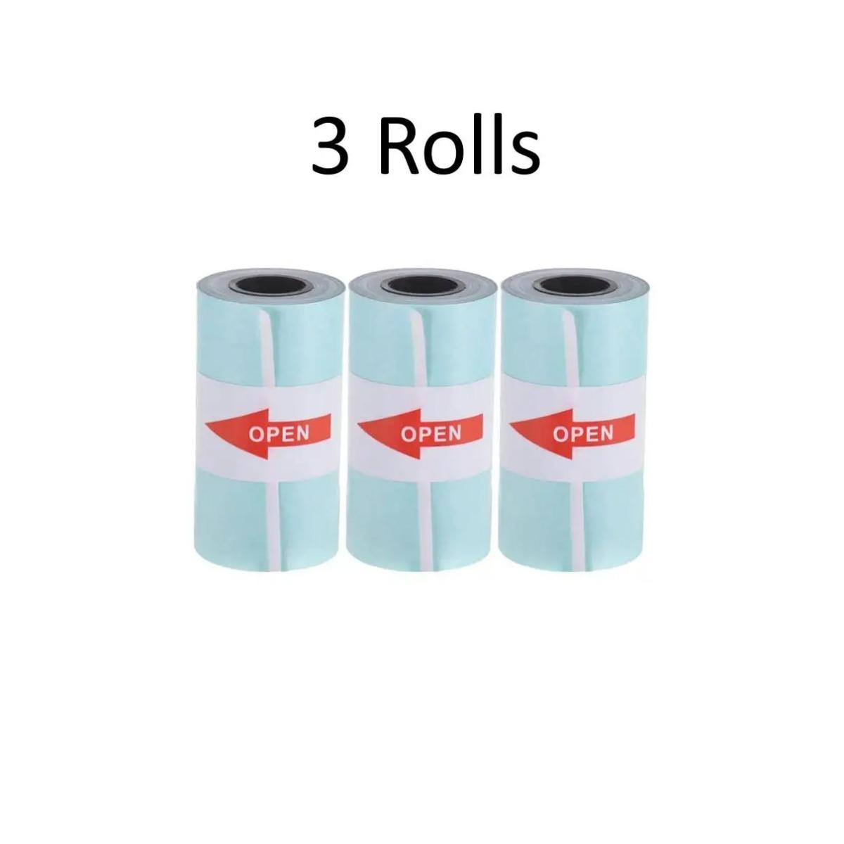 

Папір для наклейок міні-принтера Замініть папір для паперу Peripage Printer, наклейка A6 M02 T02 Mini Pocket HD Термопапір 57 мм x 30 мм білий самоклеючий кістяний