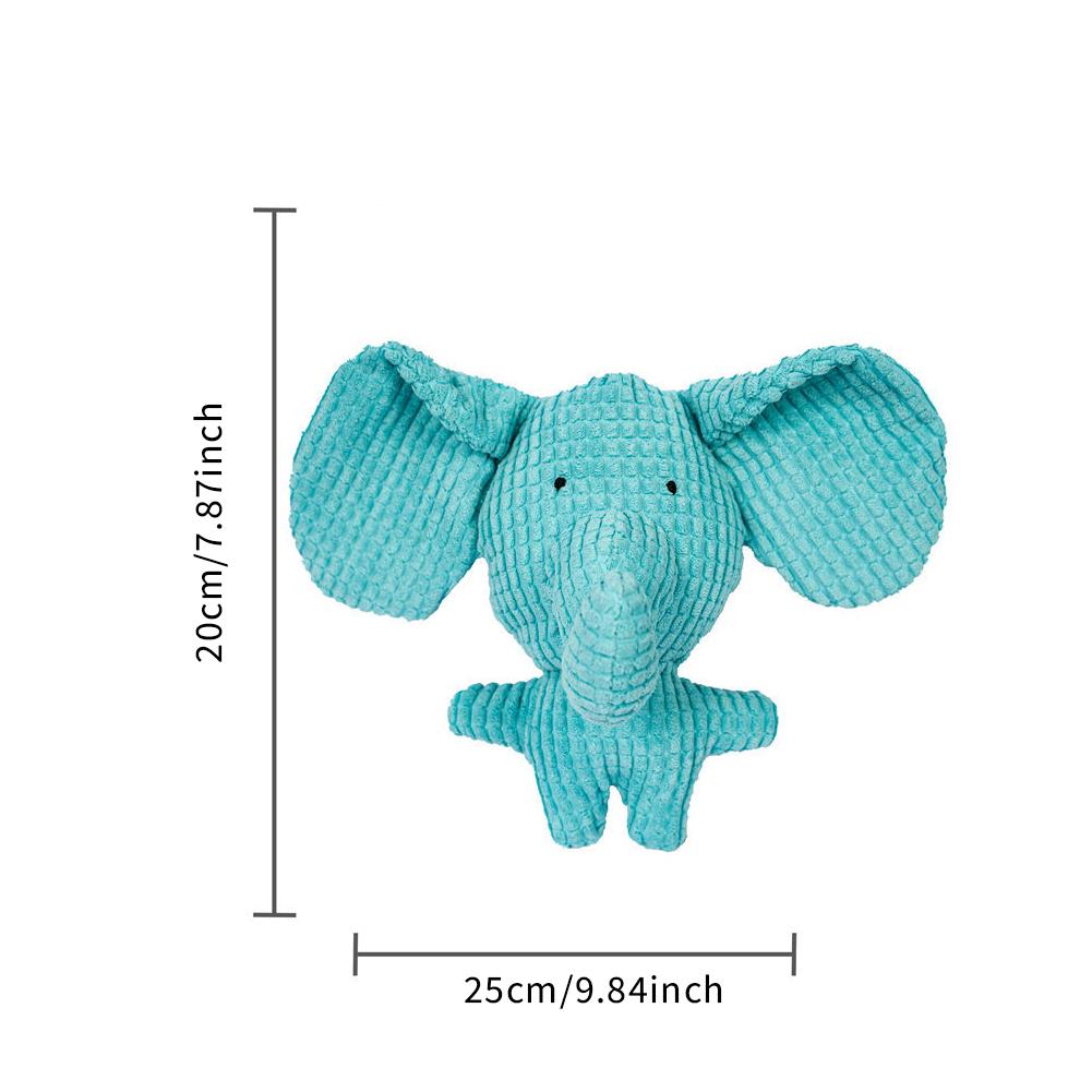 Pet Dog Squeaky Toys Animals Shapes Squeaky Plush Chew Toys for Small Medium Large Dogs