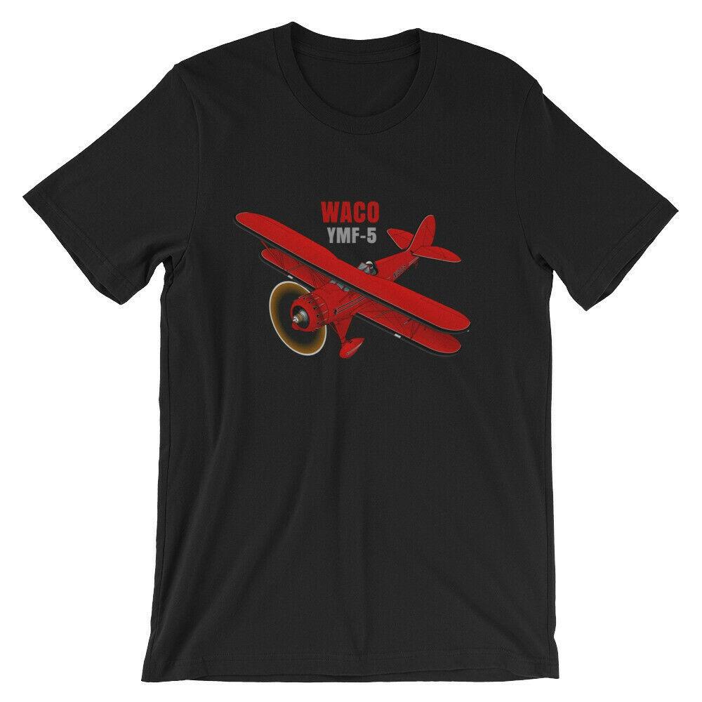 

Футболка Waco Ym-5 Red Black Airplane Unisex S