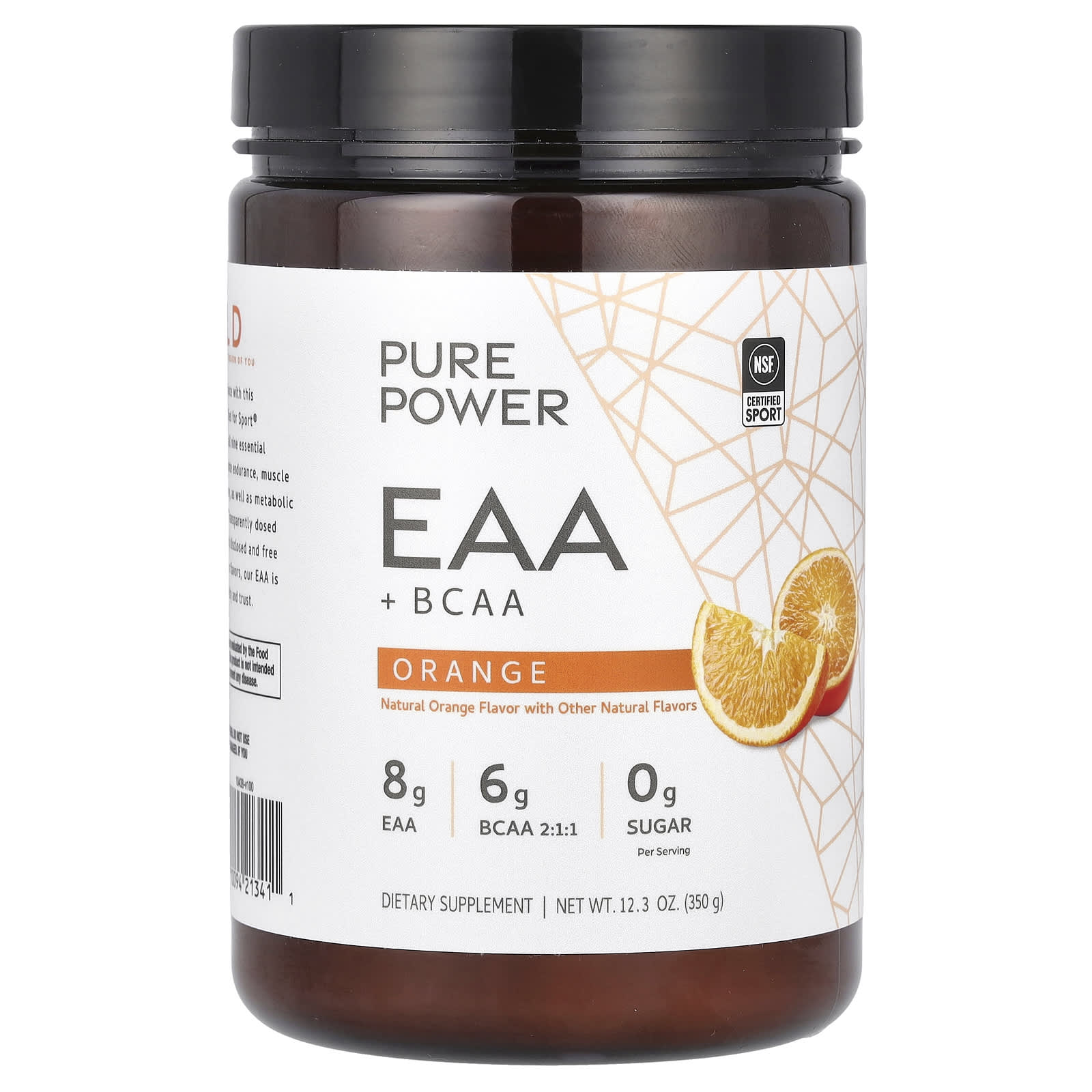 

Dr. Mercola, Pure Power, Eaa + Bcaa, Orange, 350G(12.3Oz)