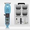 LCD Display Electric Hair Trimmer: Professional Salon Clear Body Shaver