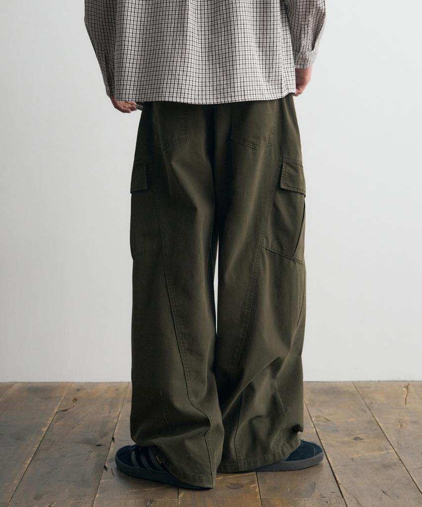 Awodeijeu Panel Cargo Chino Pants [Khaki]