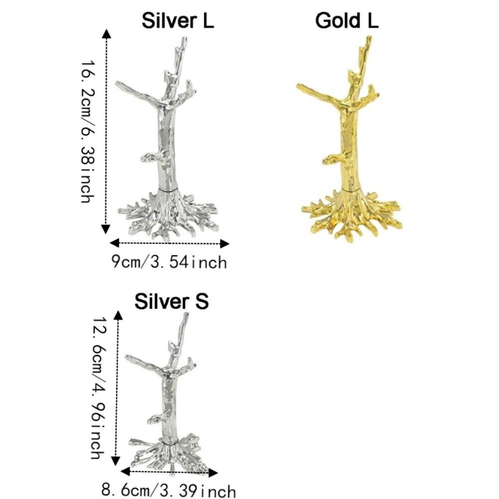 Gold/Sliver Tree Shape Crystal Ball Stand Electroplating Crystal Ball Display Stand  Office