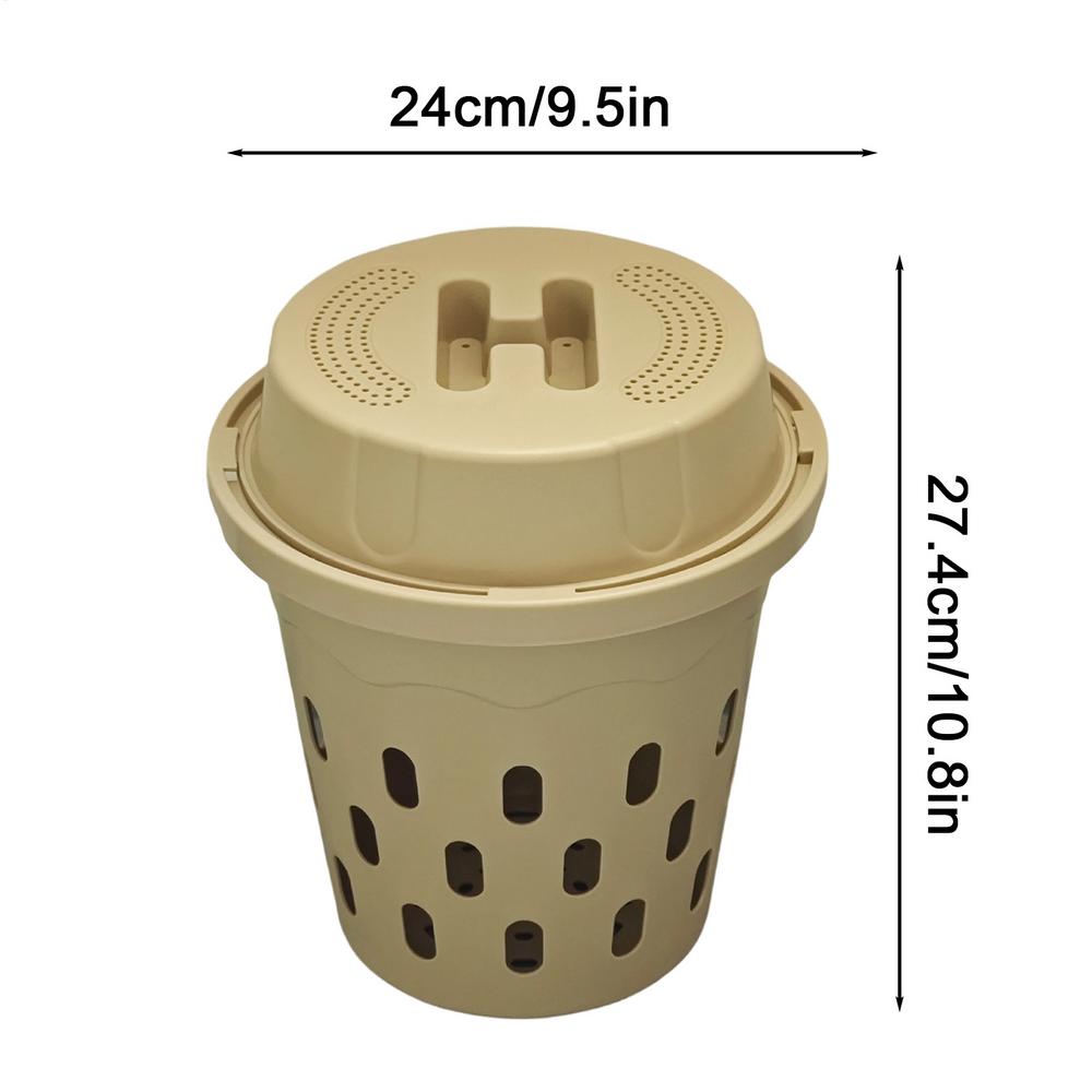 Outdoor Backyard Compost Bin Underground Worm Farm Compost Bin Kit For Home Garden And Lawn Care Inground Insect Composter