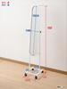 YAMAZEN Stand Mirror with Casters, White, CTM-11(WH)