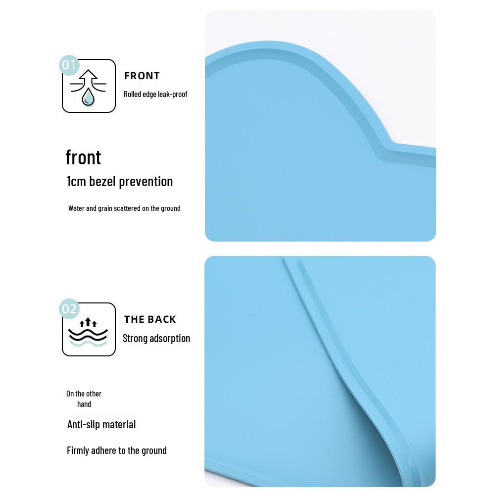 Spot Pet Silicone Dog & Cat Feeding Mat - Waterproof, Leak-proof Placemats for Pets