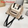 Streetwear Canvas Shoulder Bag For Men With Multiple Pockets For Daily Use