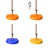 Baby Plastic Swing With Petal Design And Hanging Rope For Toddler Playroom Use