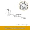 Metal Gridwall Hooks for Jewelry, Phone Charms, and Hardware Shelving