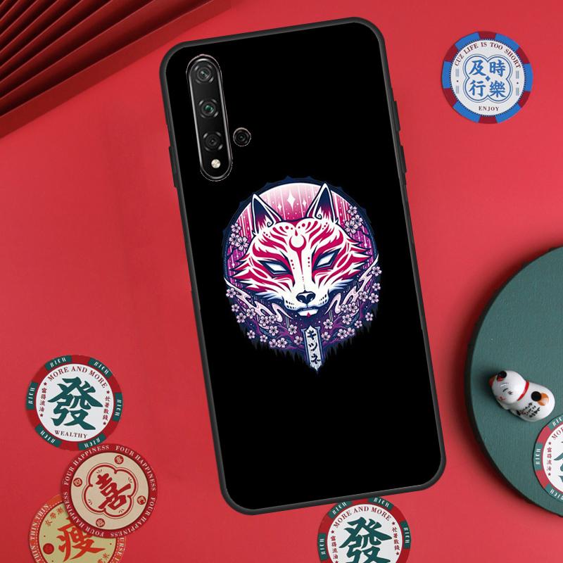 Kitsune Fox Japanese Art For Huawei Nova 5T 10 9 SE 7i 8i 11i 12i Y73 Y90 Y70 Y72 Y61 Y91 P60 Pro P30 P40 Lite Case