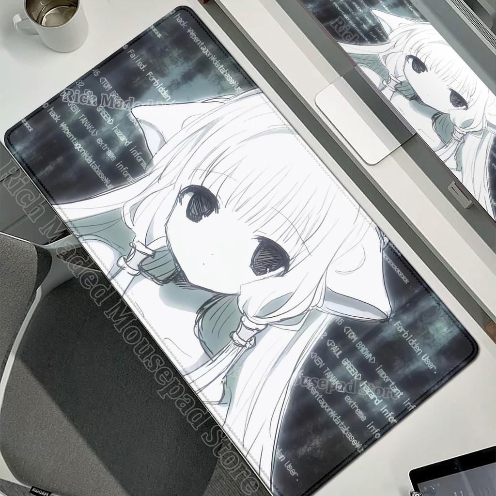 Cute Girl Desk Mat C-Chobits Chii Cartoon Laptop Mousepad Pink  Mouse Pad Office Pc Cabinet XXL Mouse Mat Extended Computer Pads