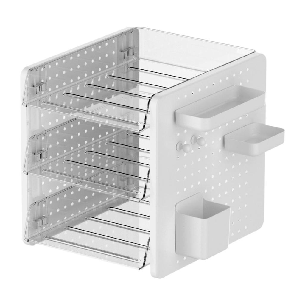 Compact And Reliable Desktop Organizer for Books, Multi-function Pegboard Game Room Table.