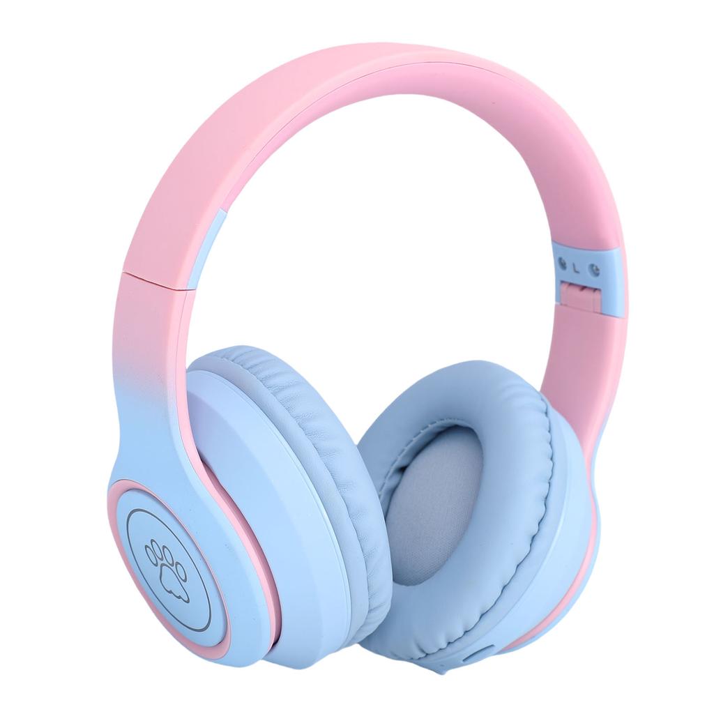 Bluetooth Headphone ANC Active Noise Cancelling 3.5mm Wired Gaming Headset with Noise Reduction Microphone Blue