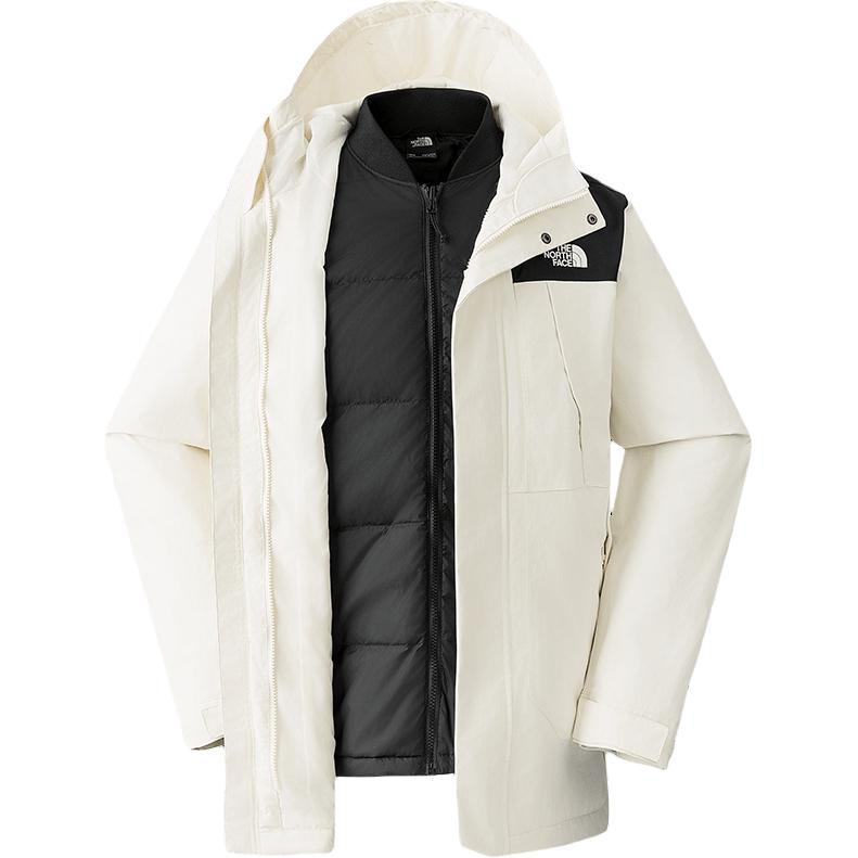 THE NORTH FACE Urban Exploration Hiking Waterproof And Water Repellent Windbreaker Jacket Unisex Dune White NF0A81NH-ROU