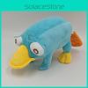 Platypus Blue Plush Toy Stand Upright Stuffed Animal Figure Accessory Decoration
