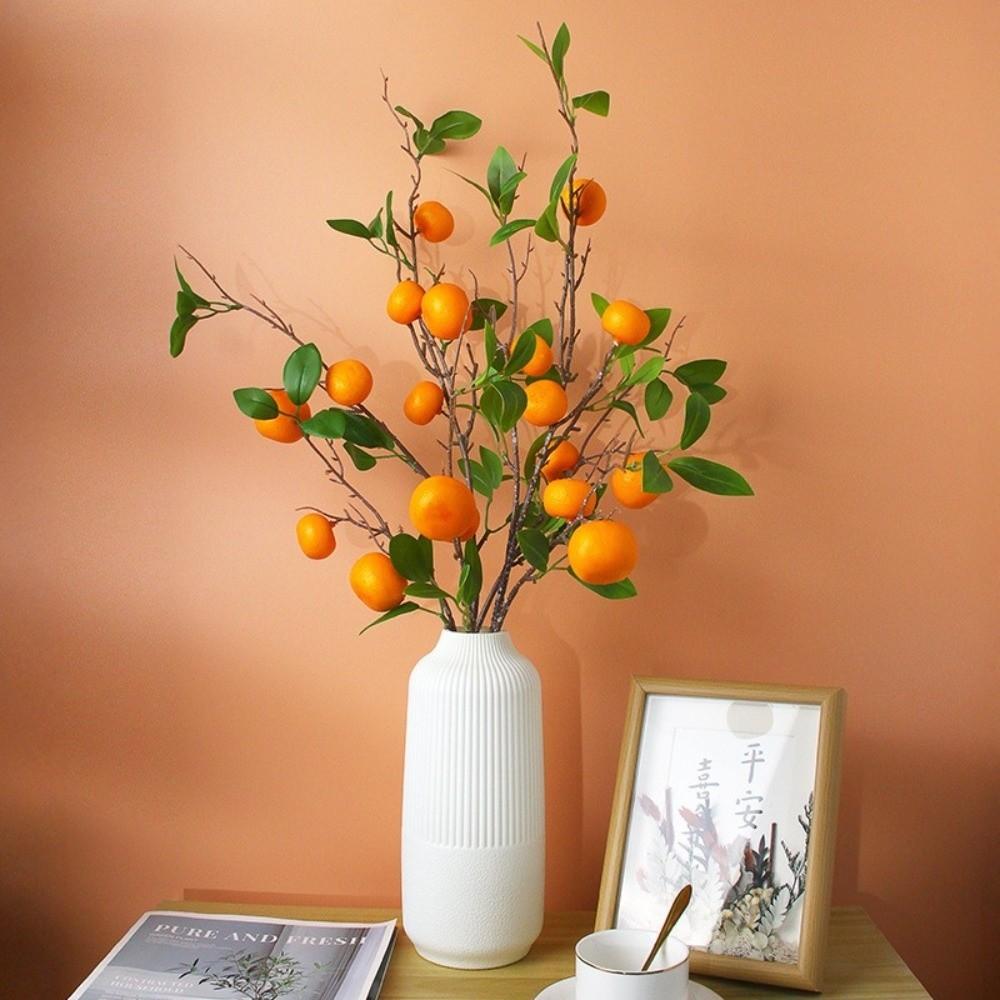 7 Fruit Artificial Fruit Branches Realistic Plastic Fruit Ornaments Fake Plants Flower Arrangement
