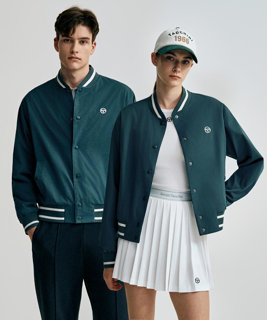 Плетеная куртка Sergio Tacchini U Varsity (Д.Грин)