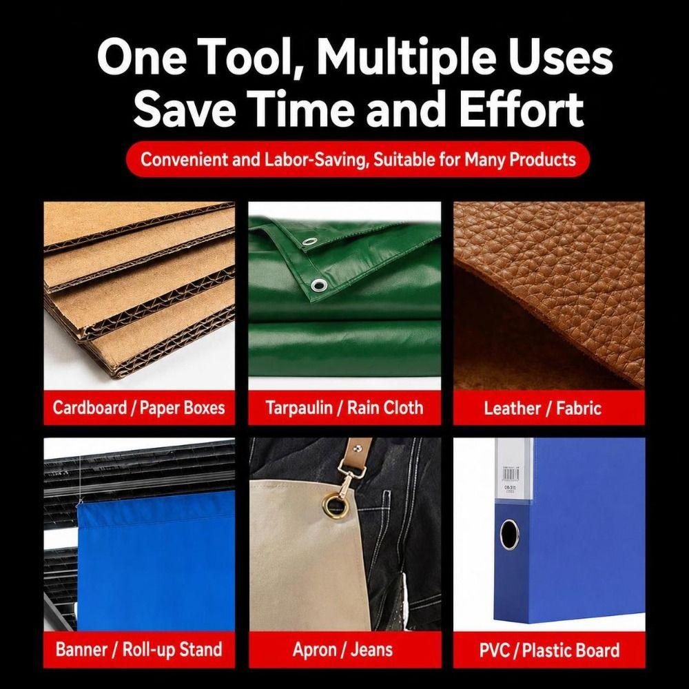 Rubber Grip Manual Grommet Pliers Metal Grommet Press Tool New Eyelet Pliers Banner Making
