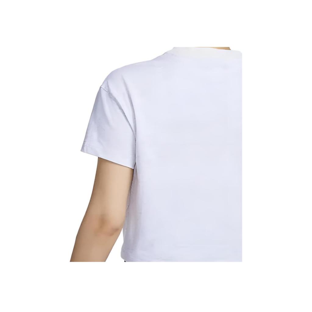 Nike Solid Color Short Sleeve Casual T-Shirt Women Tops Birch DA0324-051