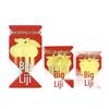 Mini Solid Color Red Envelopes In Transparent Box for New Year Lai See