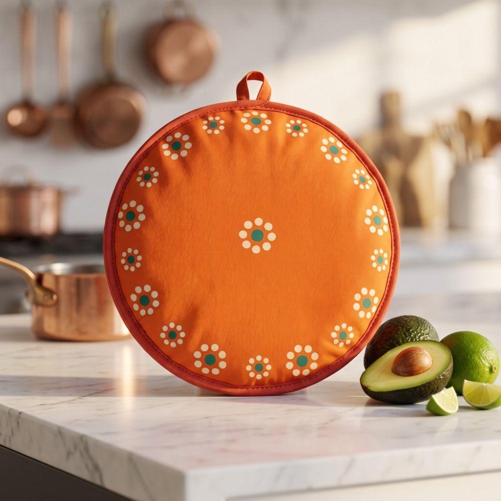Reusable Tortilla Keeper Round Shape Tortilla Warmer Premium Insulated Bag Picnic