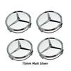 4ks 75mm Středové krytky kol pro auto Ráfky Krytky nábojů Pro Mercedes Benz W204 205 A B C E S CLA CLK ML GLK GLA GLB GLC CLAS Příslušenství
