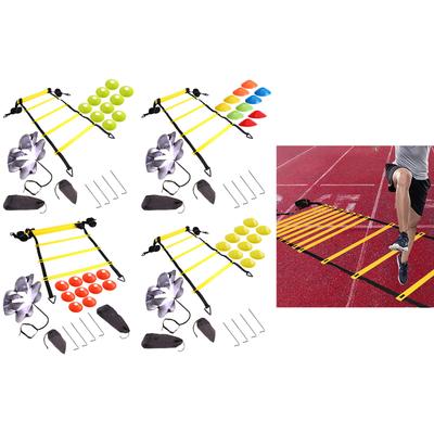 Agilní rychlostní žebřík Fotbalový míč Fotbalová žebřík na trénink flexibility a přenosná taška pro děti Dospělé Sada sportovního vybavení