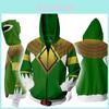 Mighty Morphin Power Rangers Cosplay 3d Printing Hoodie With Premium Quality