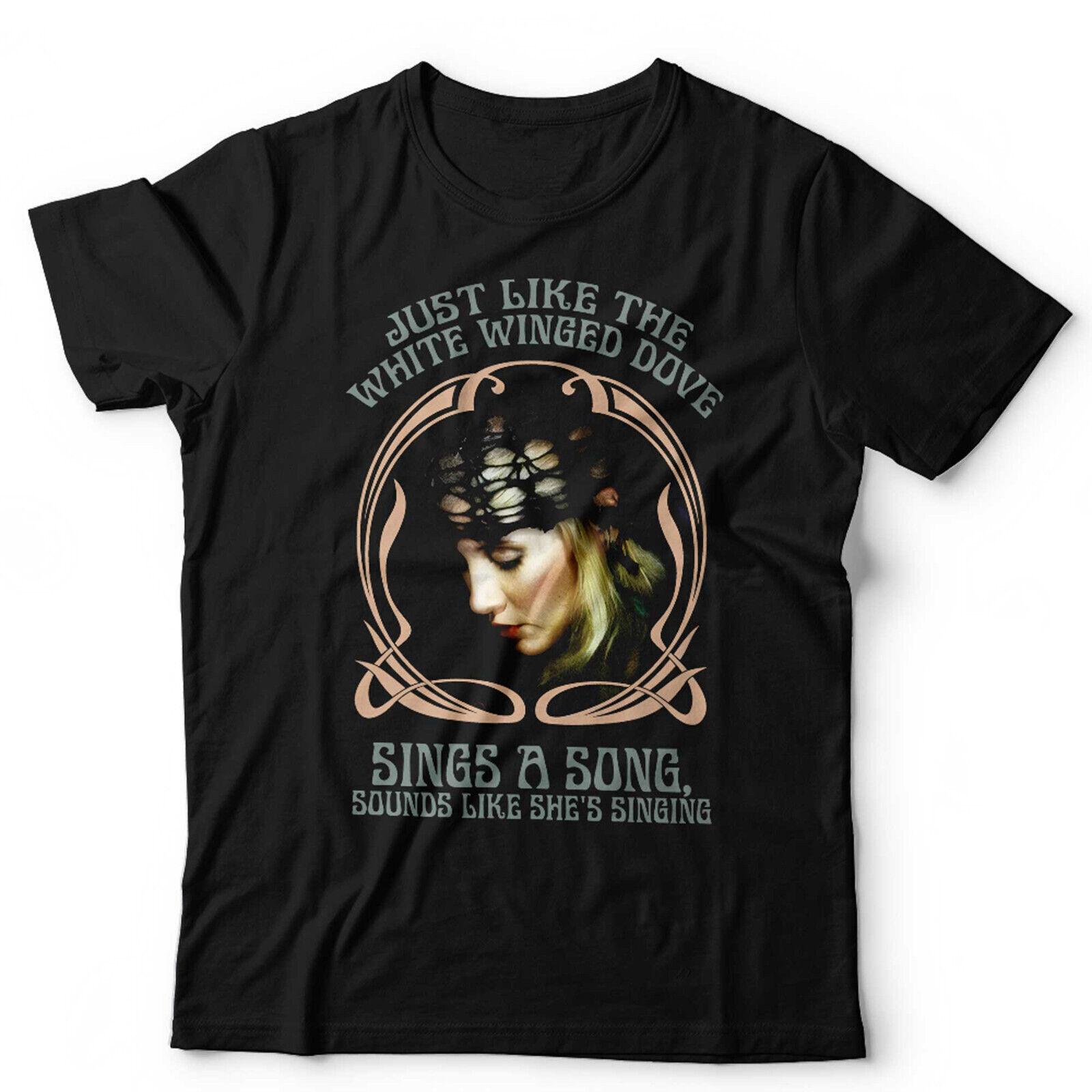 Футболка Стиви Никс Just Like The White Winged Dove Унисекс Винтаж Ретро 3XL