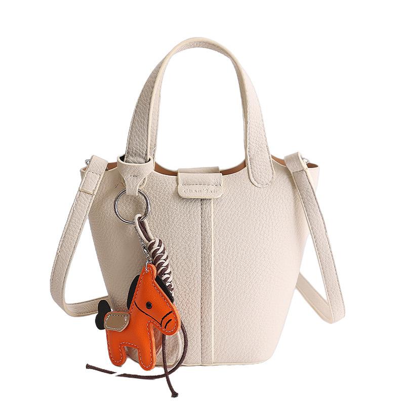 2026 New Model Mother-and-Child Basket Crossbody Bag For Women, Versatile And Simple, Korean Style,