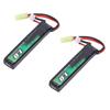 2 Stück 11,1 V 1000 mAh 15C Lipo-Akkupack mit Mini-Stecker Einzelzelle für Tamiya für RC-Auto Spielzeug