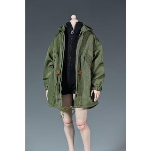 TOYBARJAPAN 1/6 Scale Action Figure Special Offer: Beautiful Female Fashion Military-Style Jacket Coat for TBLeague Body (Head, Body, and Other Outfit