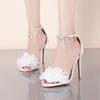 Fish Mouth High Heels Fashion Waterproof Platform Super High Heels Sandalias De Mujer Sexy and Comfortable Wedding Banquet Shoes