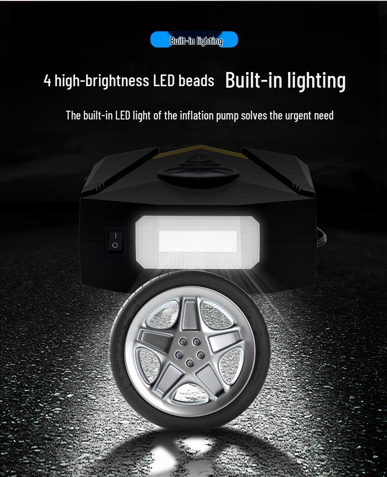 Portable 12V Digital Smart Tire Inflator with Auto Inflation & Gauge