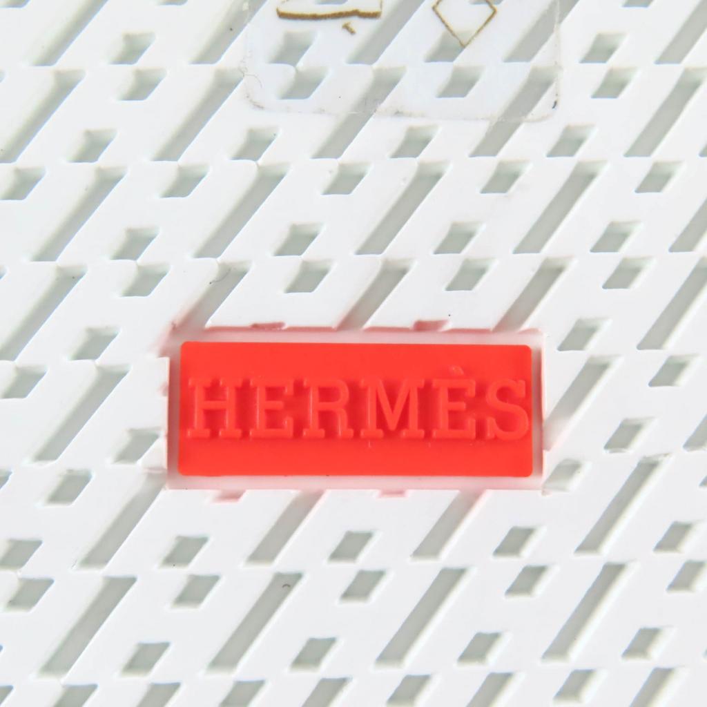 Excellent HERMES High Cut Sneakers Iriko White Women 37.5 Used