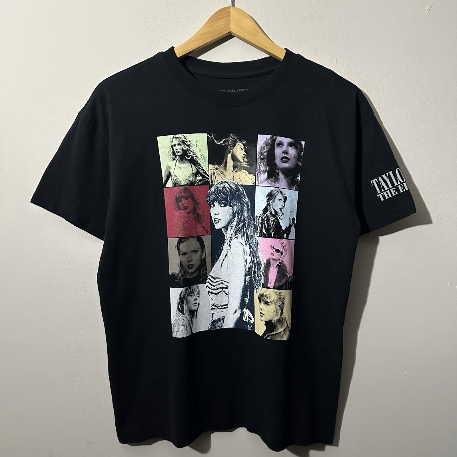 Taylor Swift The Eras Tour T Official Merch Adult Size Medium Black Unisex T-Shirt XXL