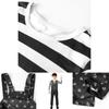 Wednesday Addams Cosplay Costume For Boys Girls Kids Overalls Halloween Xmas Party