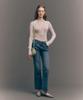 Seteo (W) Collar Button Long Sleeve Knit Cream