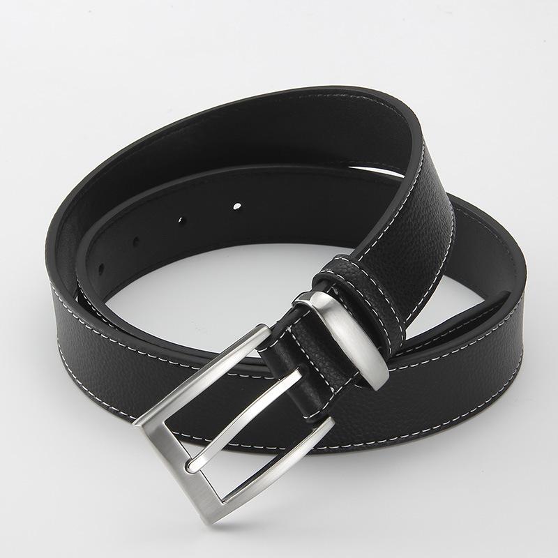 Microfiber Pin Buckle Belt for Men  Versatile Casual Cowhide Belt for Men  Belt for Men