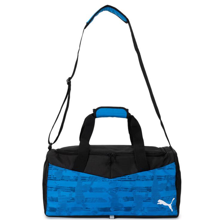 Puma Sports Leisure Large Capacity Fabric Tote Travel Bag Unisex bags Blue Black 090577-02 Blue & Black