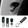 Car Tire Wheel Valve Caps Cover Suede Auto Key Chain Ring Keychain For Ford Escape Edge Mondeo Taurus Fusion Mustang Accessories BR9