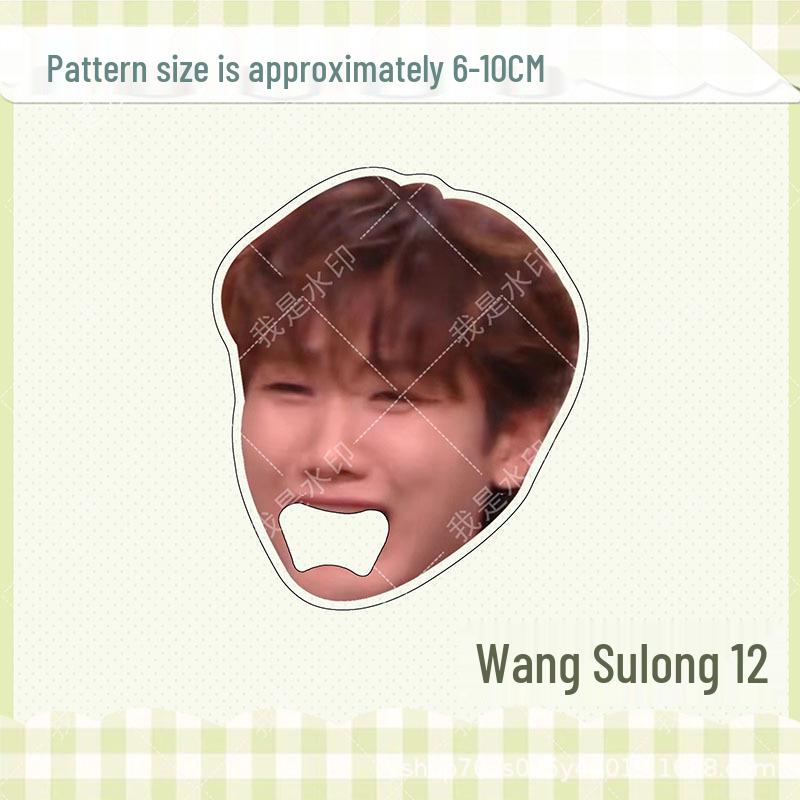 Wang Sulong Akryl Konsertstil Rolig Stor Mun Magnetisk Flasköppnare Magnet