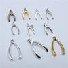 40pcs Wishbone Charms For Jewelry Making Good Luck Wish Bone Charms For Bracelet Making Necklace Making